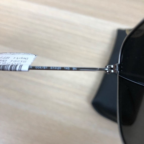 NWT Ray-Ban Gunmetal Aviators RB385751 - Picture 9 of 11